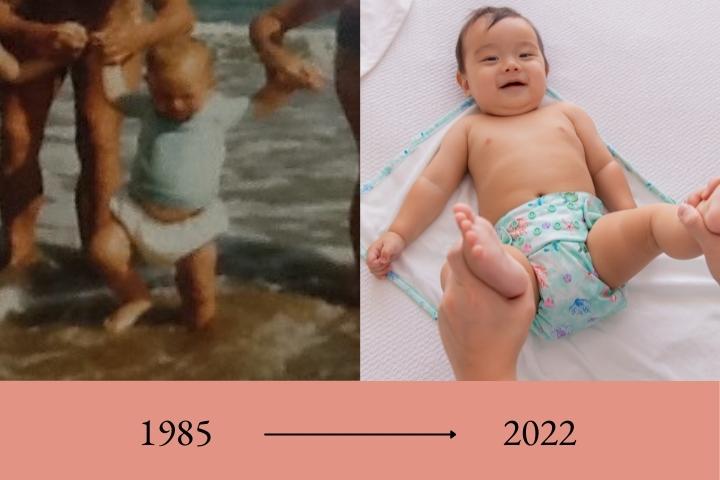 The evolution of cloth nappies - from terry towelling to the modern nappies we know and love today